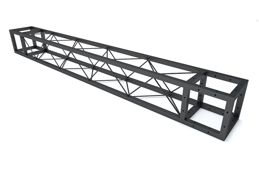 Фермы металлические Line 22*22*200cm, цвет черный, SignImpress